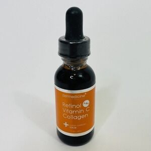 Retinol Vitamin C Collagen Super Charged Anti-Aging Serum for Face 1 Oz 30 ML